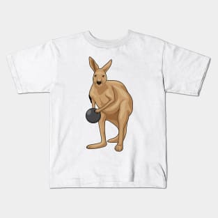 Kangaroo Bowling Bowling ball Kids T-Shirt